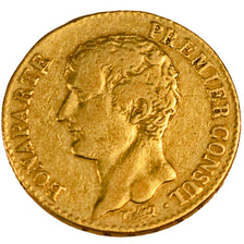 FRANCE, 20 Francs, 1802, VF(20-25), Gold, Gadoury #1020, 6.35