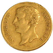 FRANCE, Napoléon I, 20 Francs, 1803, Paris, KM #661, VF(30-35), Gold, Gadoury #.
