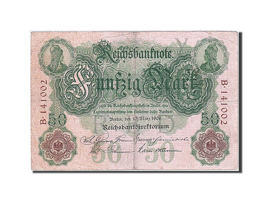 Banknote, Germany, 50 Mark, 1906, 1906-03-10, KM:26a, EF(40-45)