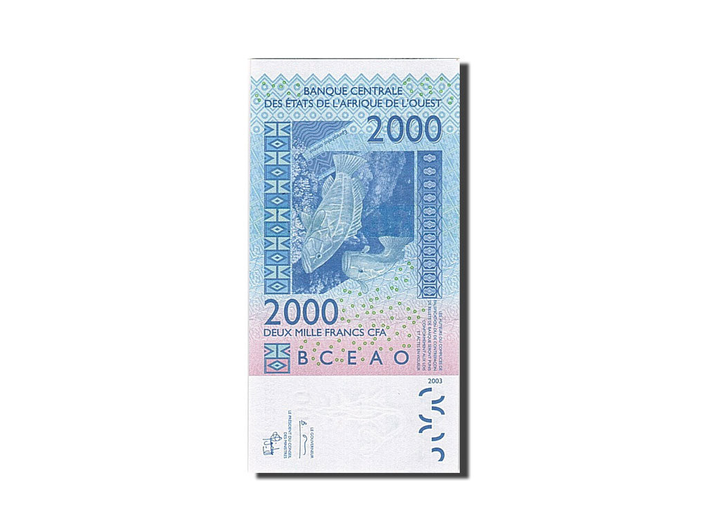 Banknote, West African States, 2000 Francs, 2003, 2003, KM:816Ta, UNC(65-70)