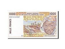 Banconote, Stati dell'Africa occidentale, 1000 Francs, 1991-1992, KM:111Ai