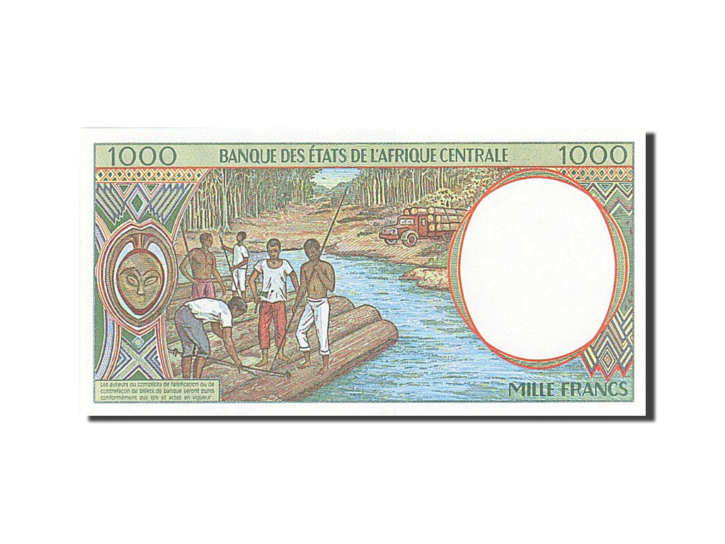 Central African States, Chad, 1000 Francs, 1993-1994, KM:602Pd, 1997, UNC(65-70)