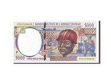 Billet, États de l'Afrique centrale, 5000 Francs, 1993-1994, 1997, KM:604Pc