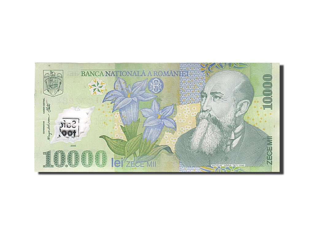 Banconote, Romania, 10,000 Lei, 2000-2001, KM:112a, 2000, SPL