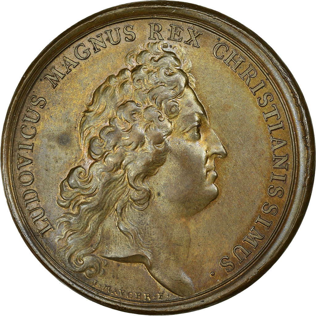 Francia, medalla, Louis XIV, Découverte de Cinq Satellites de Saturne, History