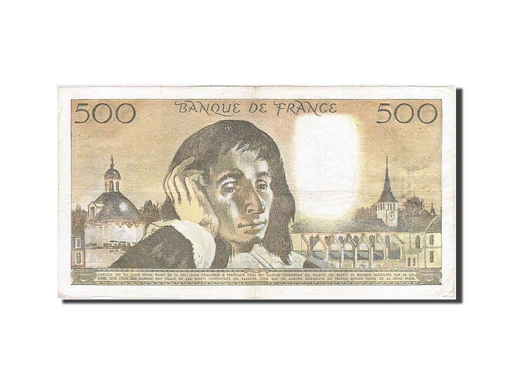 France, 500 Francs, 1968, 1977-11-03, KM:156d, TTB, Fayette:71.17