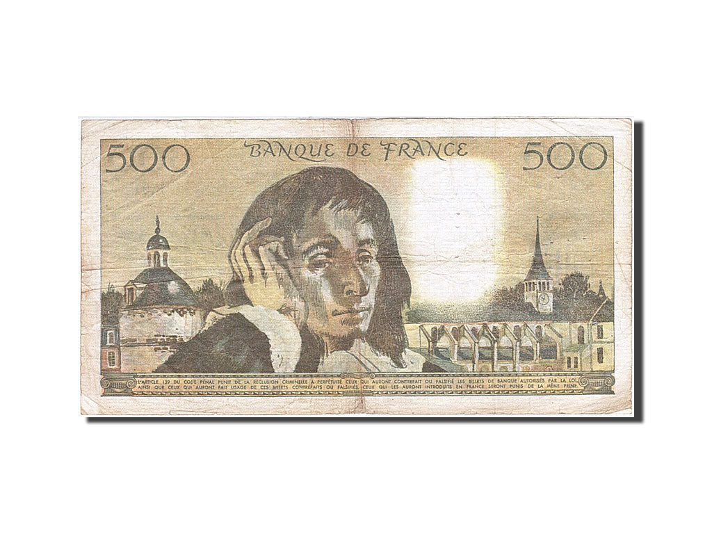 France, 500 Francs, 1968, 1978-10-05, KM:156d, TB, Fayette:71.18