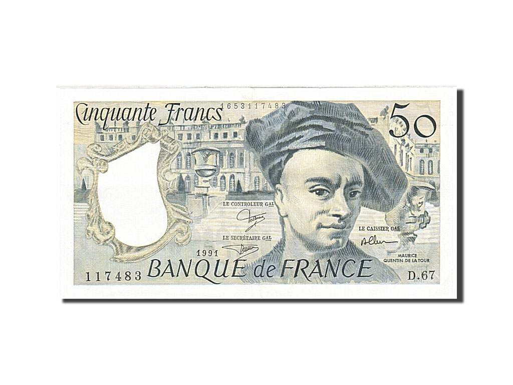 Frankreich, 50 Francs, 1976, KM:152e, 1991, AU(55-58), Fayette:67.17