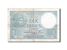 France, 10 Francs, 1915, KM:84, 1939-09-14, VF(20-25), Fayette:7.7
