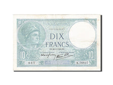 France, 10 Francs, 1915, KM:84, 1940-09-26, EF(40-45), Fayette:7.15