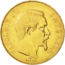 Second Empire, 50 Francs or Napoléon III tête nue