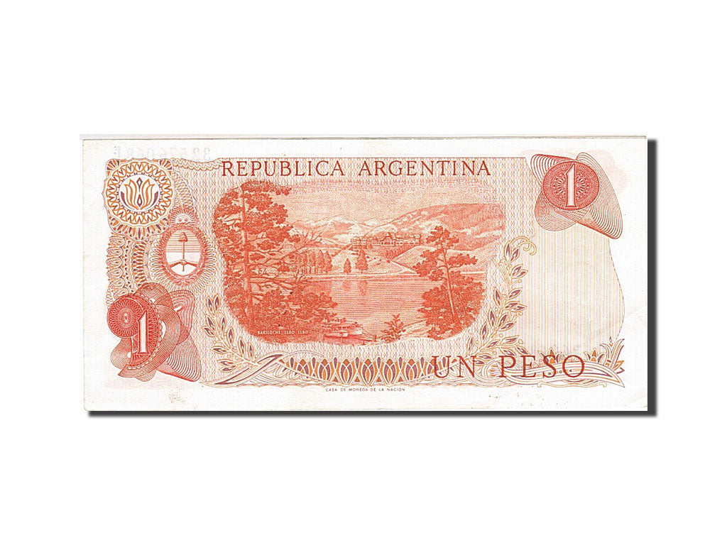Banknote, Argentina, 1 Peso, 1973-1976, Undated (1974), KM:293, AU(55-58)