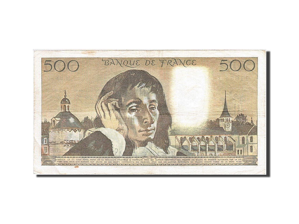 France, 500 Francs, 1968, 1978-10-05, KM:156d, TB+, Fayette:71.18