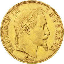 Second Empire, 50 Francs or Napoléon III tête laurée