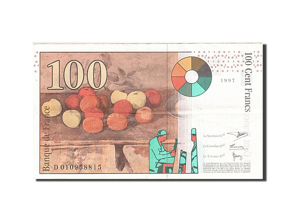 France, 100 Francs, 1997, KM:158a, 1997, AU(55-58), Fayette:74.1