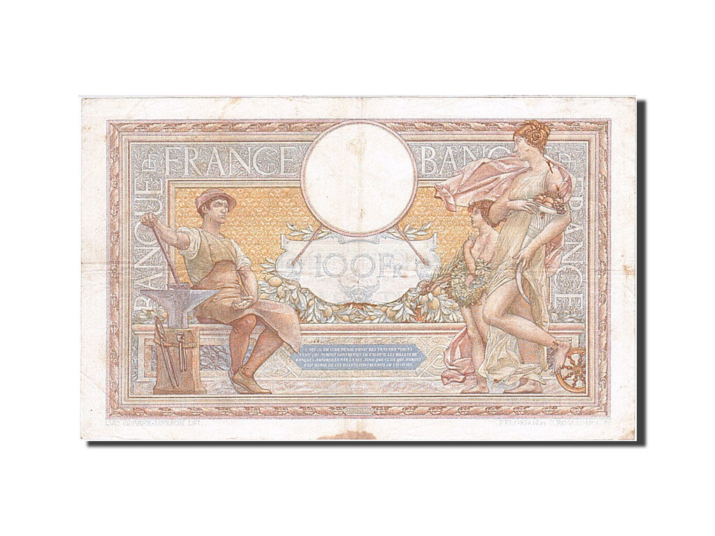 Geldschein, Frankreich, 100 Francs, 1906, 1934-01-18, S+, Fayette:24.13, KM:78c