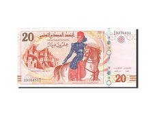 Billet, Tunisie, 20 Dinars, 2011, 2011-03-20, KM:93, TTB