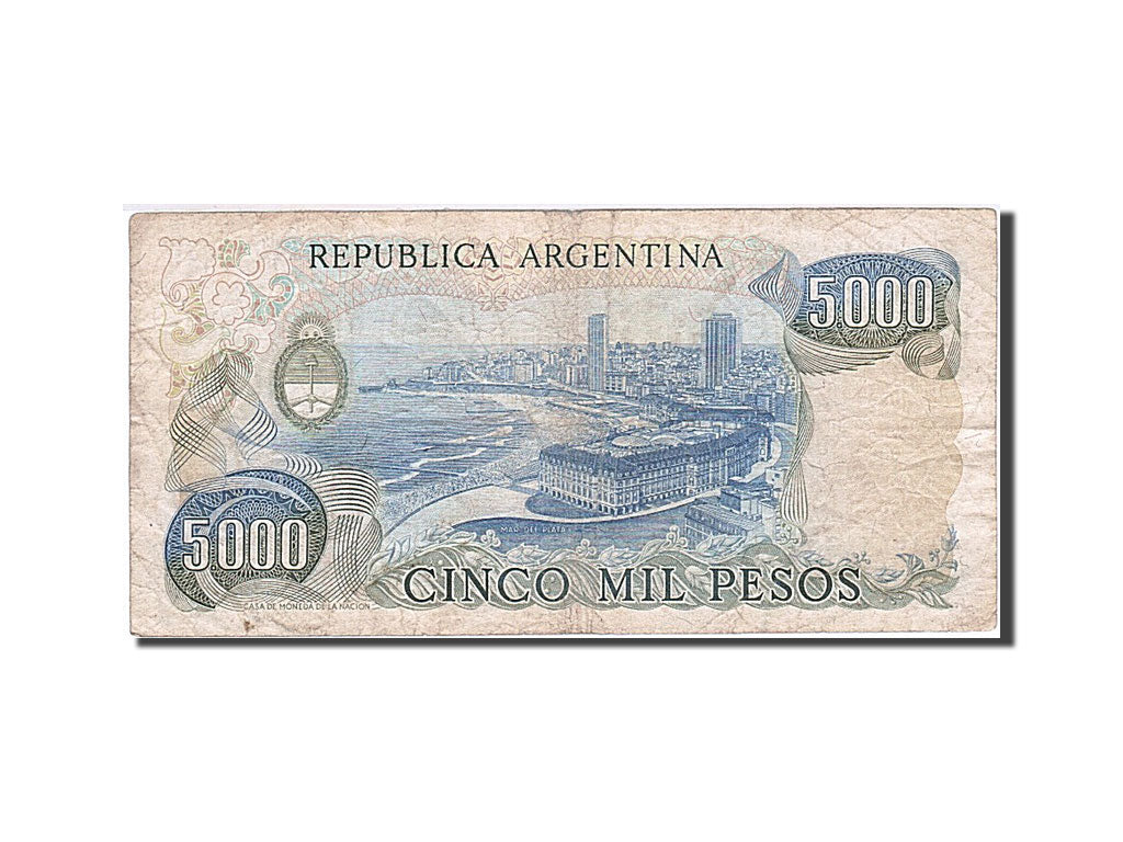 Argentina 5000 Pesos Undated (1976-78) KM:305b 1977-1983 VF(20-25)