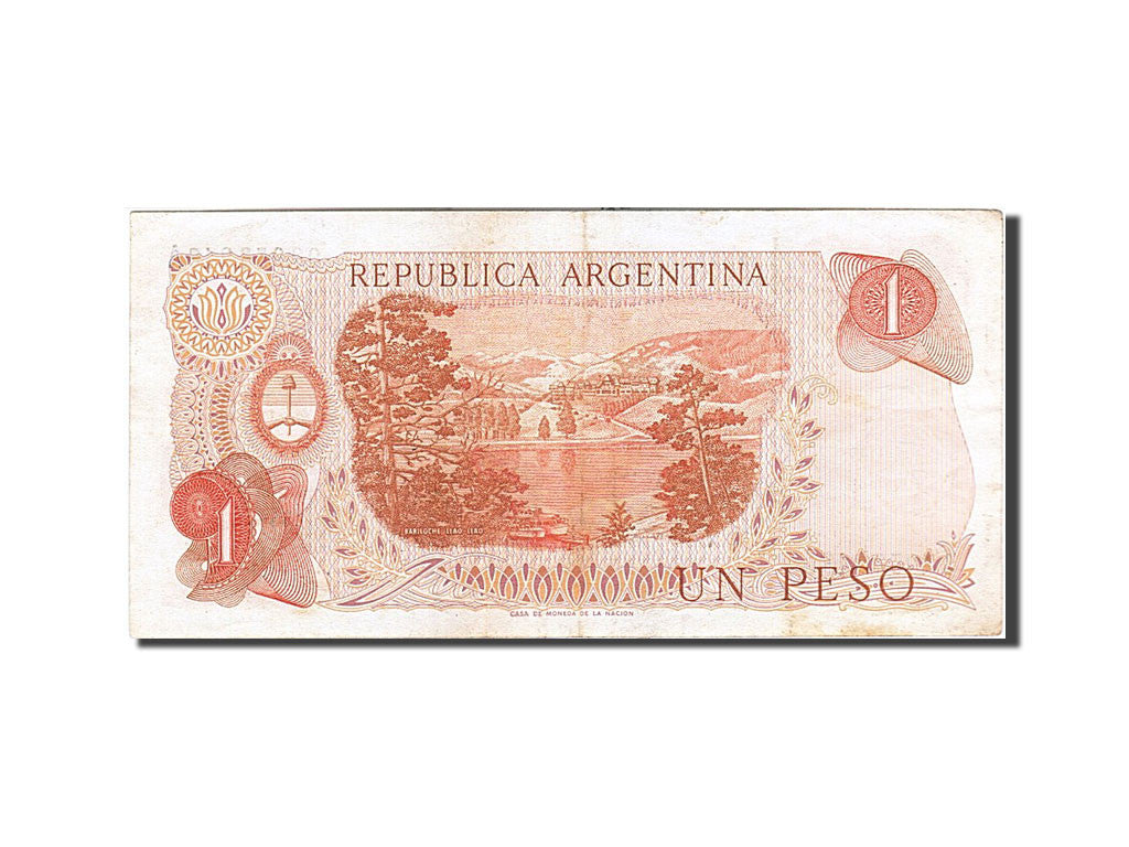 Argentina, 1 Peso, 1970, KM:287, 1970-1973, F(12-15)