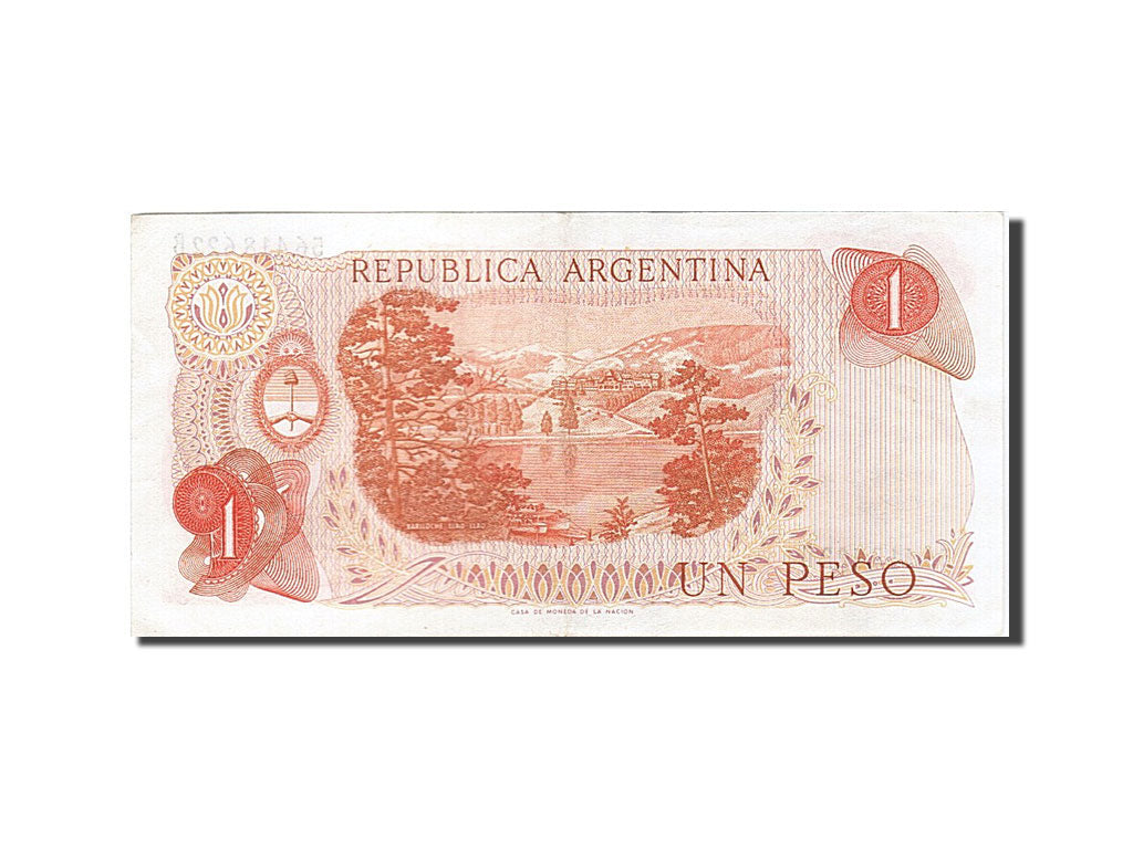Banknote, Argentina, 1 Peso, 1970, 1970-1973, KM:287, AU(50-53)