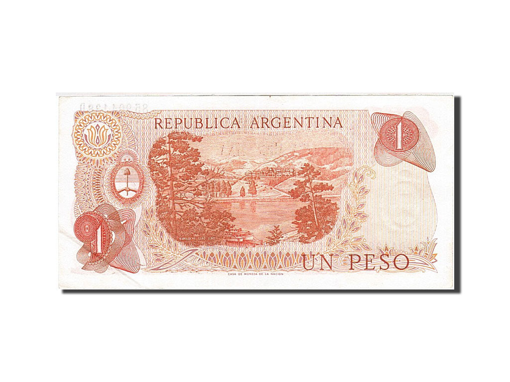 Banknote, Argentina, 1 Peso, 1970, 1970-1973, KM:287, EF(40-45)