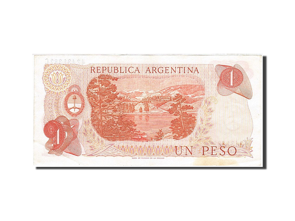 Banknote, Argentina, 1 Peso, 1970, 1970-1973, KM:287, VF(30-35)