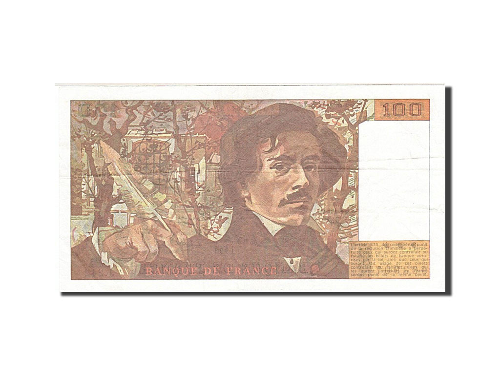 Banknote, France, 100 Francs, 1978, 1993, EF(40-45), Fayette:69bis.8, KM:154g