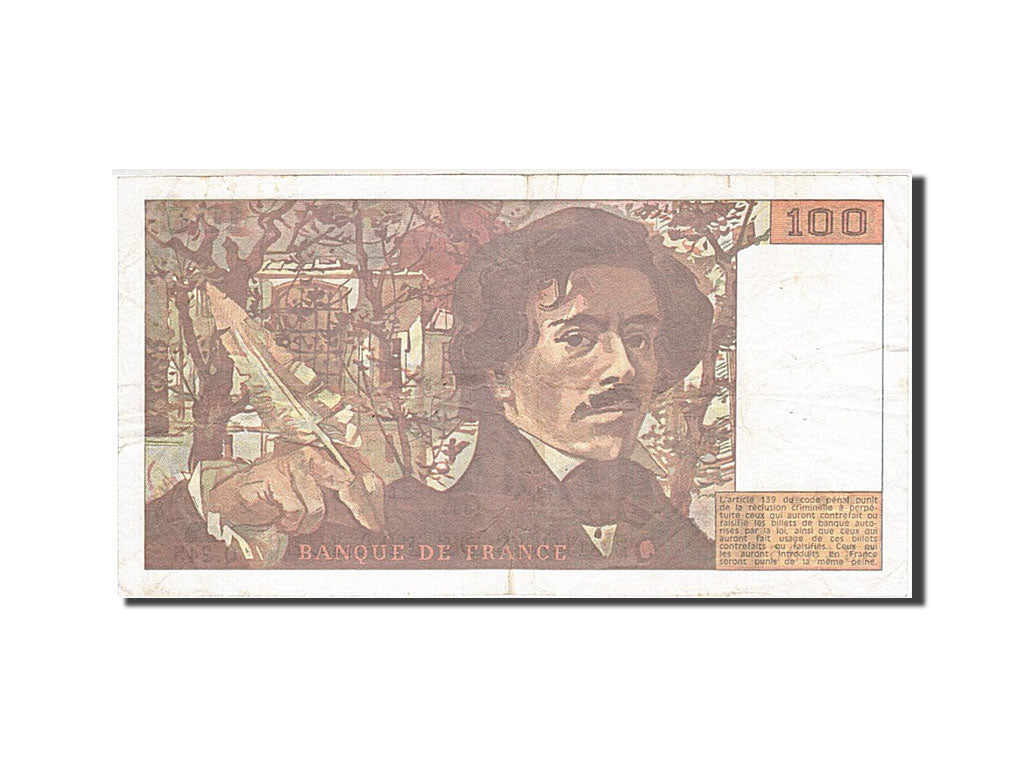 France, 100 Francs, 1978, KM:154g, 1993, VF(20-25), Fayette:69bis.8