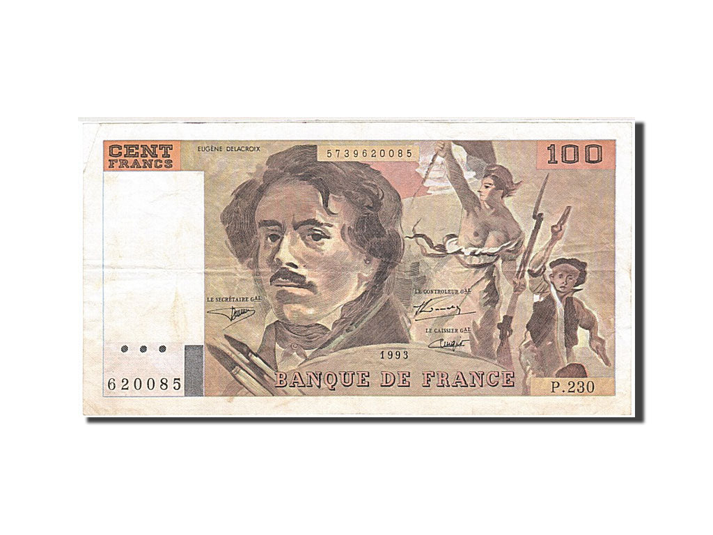 Banknote, France, 100 Francs, 1978, 1993, VG(8-10), Fayette:69bis.8, KM:154g