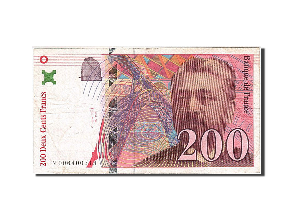 France, 200 Francs, 1995, KM:159a, 1996, VG(8-10), Fayette:75.2
