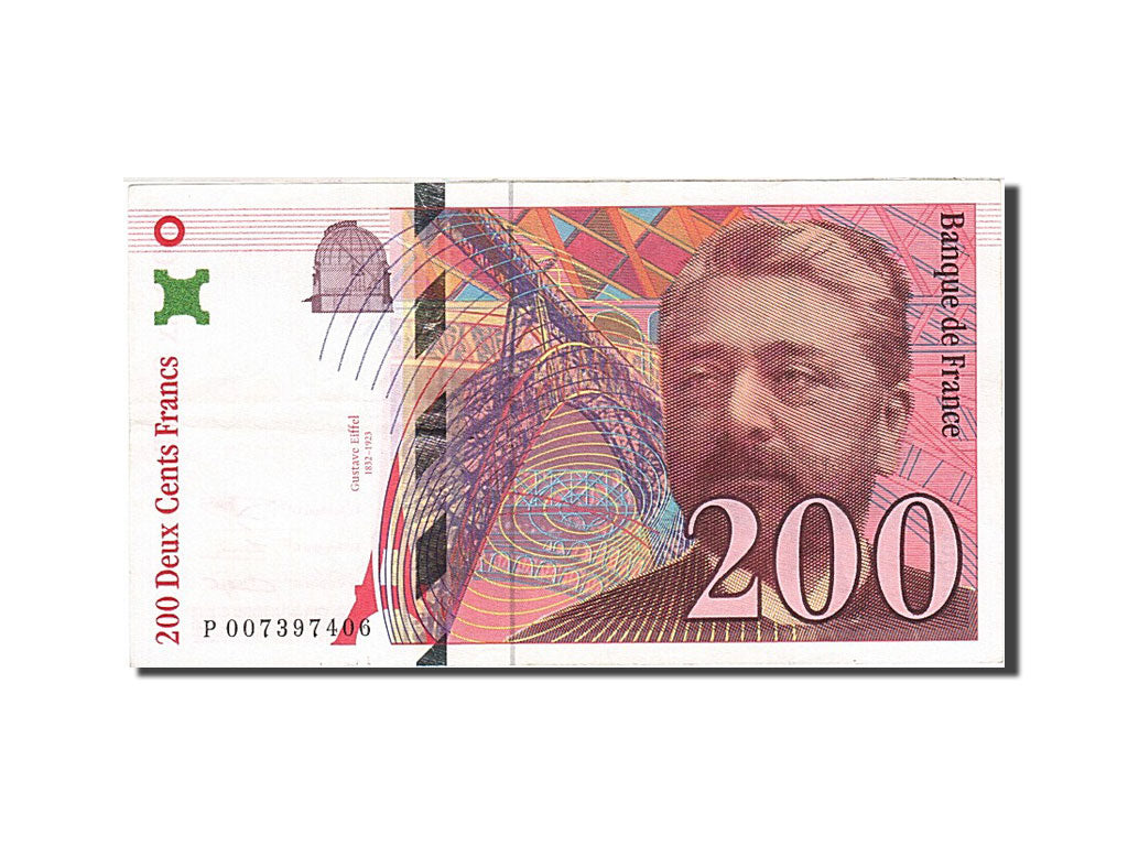 France, 200 Francs, 1995, KM:159a, 1996, AU(55-58), Fayette:75.2
