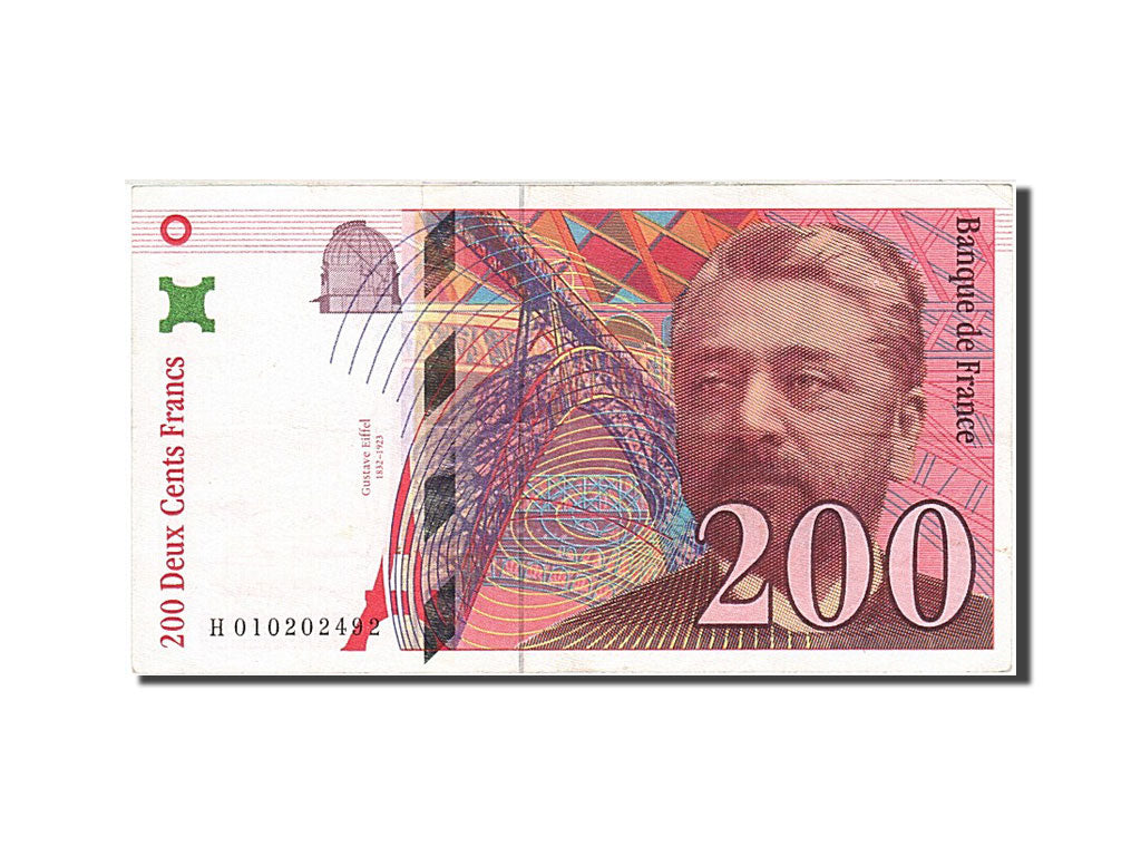 France, 200 Francs, 1995, KM:159a, 1996, AU(50-53), Fayette:75.2