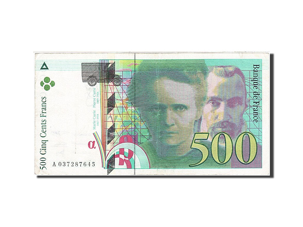 France, 500 Francs, 1993, KM:160c, 1998, EF(40-45), Fayette:76.4