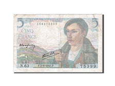 Banknote, France, 5 Francs, 1943, 1943-08-05, VF(30-35), Fayette:5.3, KM:98a
