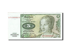 Banknote, GERMANY - FEDERAL REPUBLIC, 5 Deutsche Mark, 1960, 1960-01-02, KM:18a