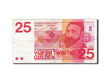 Netherlands, 25 Gulden, 1966-1972, KM:92a, 1971-02-10, VF(20-25)