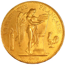 FRANCE, Génie, 100 Francs, 1881, Paris, KM #832, AU(55-58), Gold, Gadoury #1137,