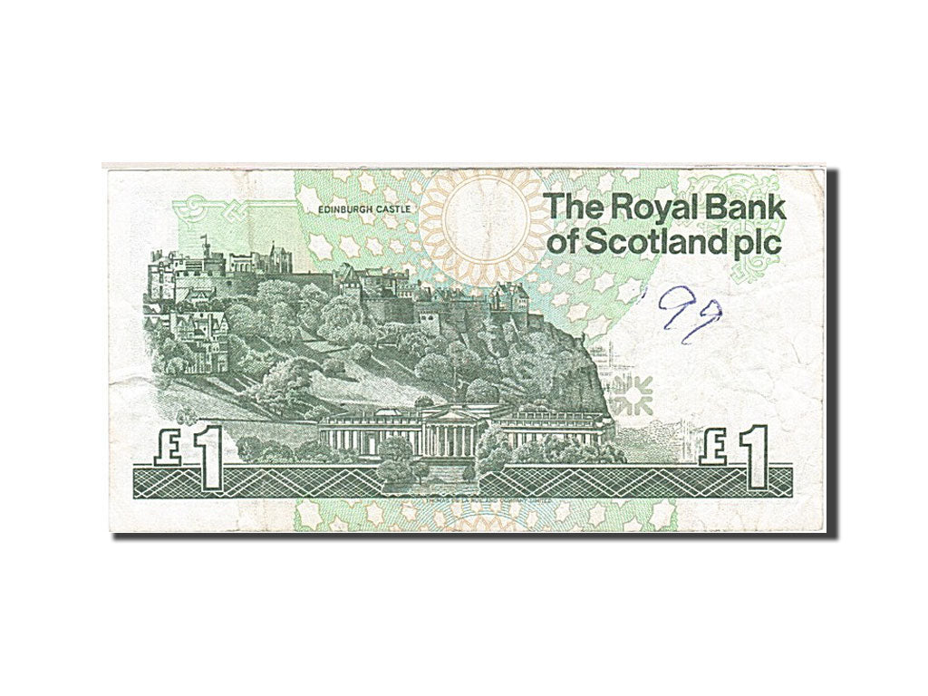 Scotland, 1 Pound, 1988-1992, KM:351d, 1999-03-30, VF(20-25)