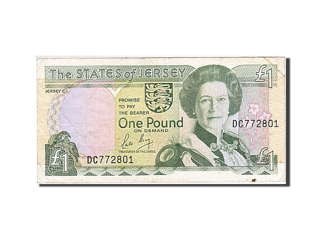 Geldschein, Jersey, 1 Pound, 1989, 1989, KM:15a, SS
