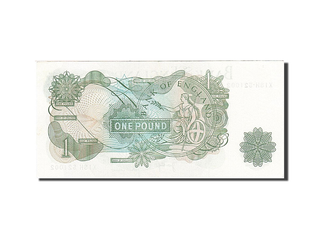 Banknote, Great Britain, 1 Pound, 1960-1964, 1970-1977, KM:374g, UNC(60-62)