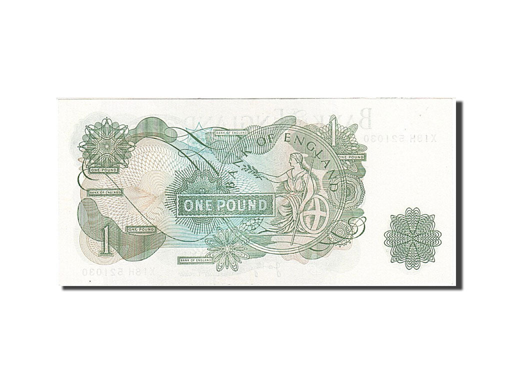 Banknote, Great Britain, 1 Pound, 1960-1964, 1970-1977, KM:374g, UNC(63)