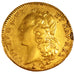 FRANCE, Double louis d'or au bandeau, 2 Louis D'or, 1744, Nantes, KM #519.16,...