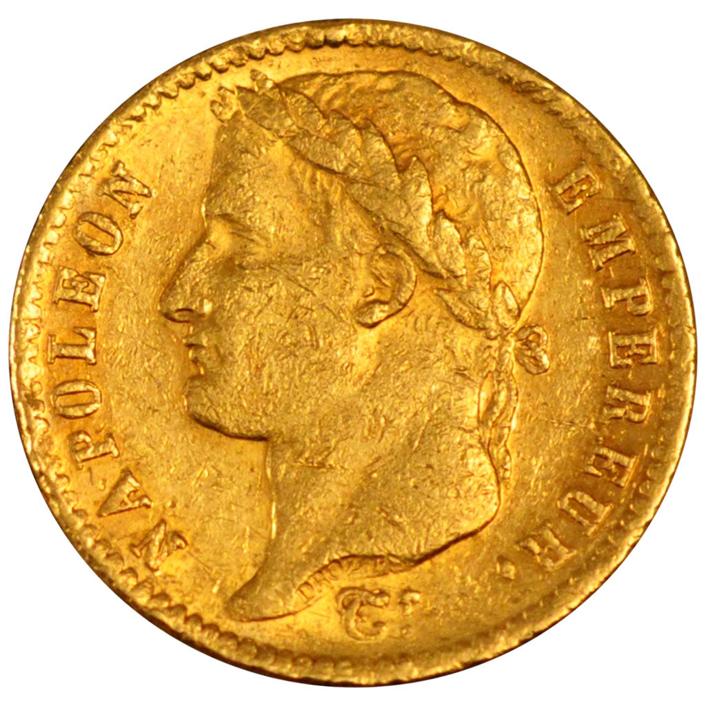 Premier Empire, 20 Francs or au revers Empire