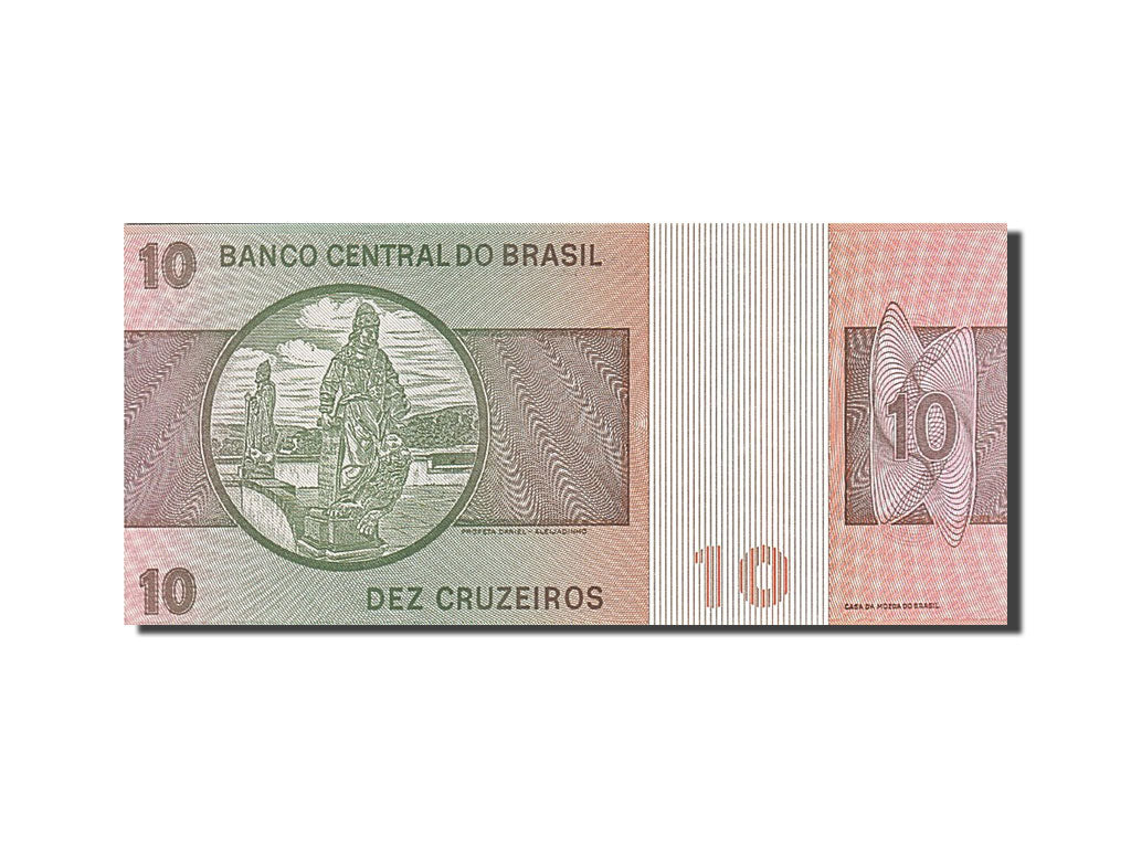 Brazil, 10 Cruzeiros, 1970, KM:193e, 1980, UNC(65-70)