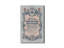 Billet, Russie, 5 Rubles, 1905-1912, 1912-1917, KM:10b, TTB