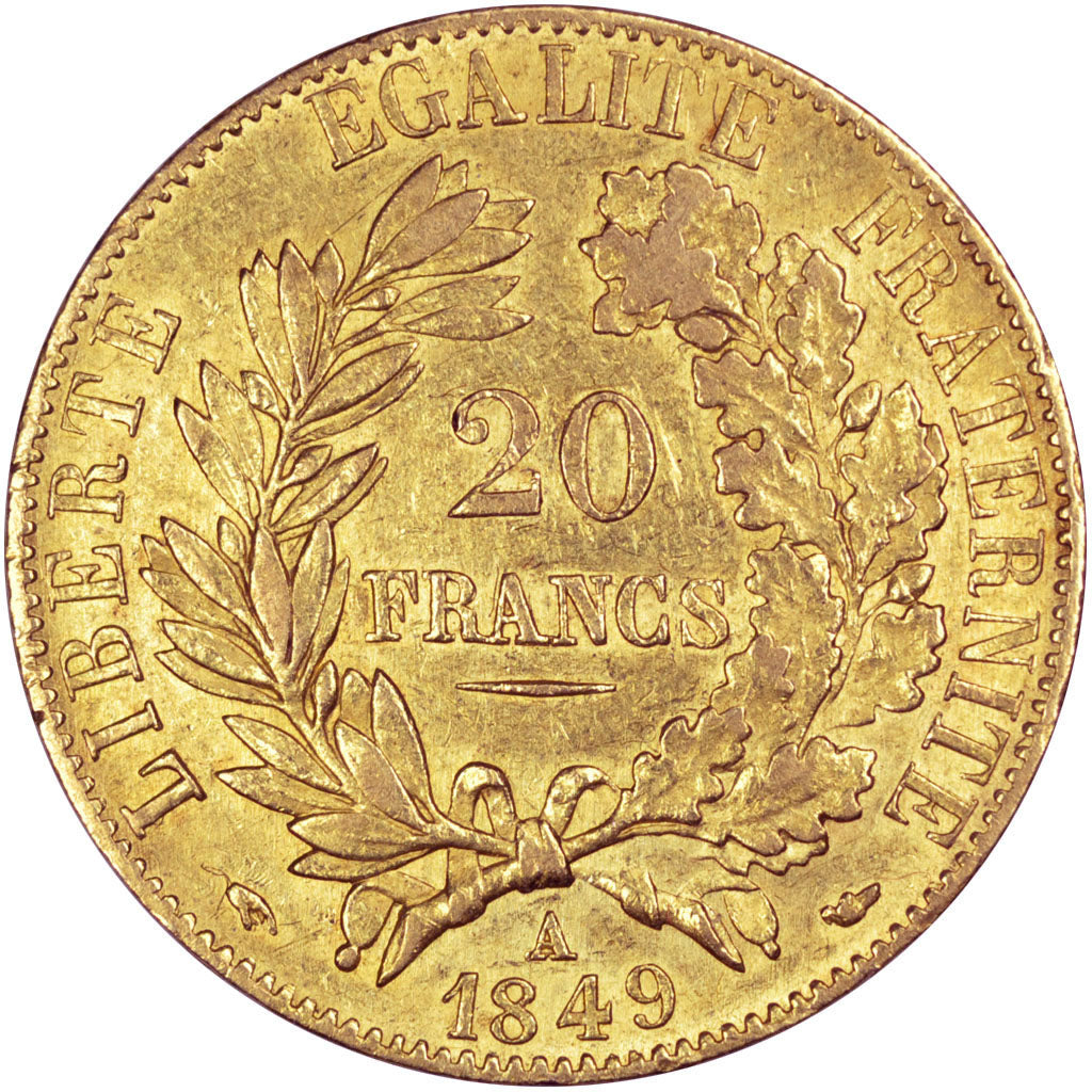 IIème République, 20 Francs or Cérès