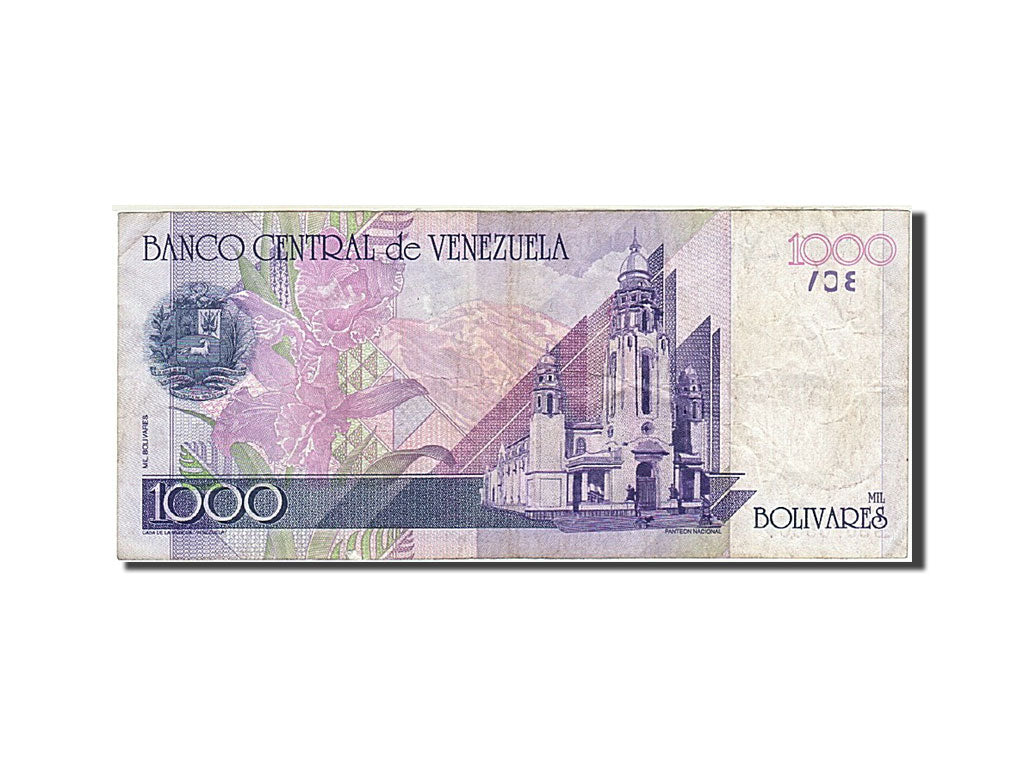 Billet, Venezuela, 1000 Bolivares, 1998, 1998-10-09, KM:79, TTB