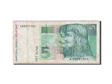 Banknote, Croatia, 5 Kuna, 1993, 1993-10-31, KM:28a, VF(20-25)