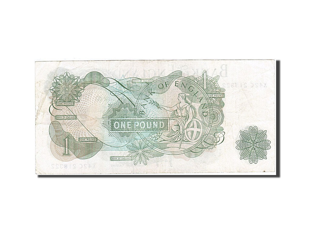 Great Britain, 1 Pound, 1960-1964, KM:374g, 1970-1977, EF(40-45)