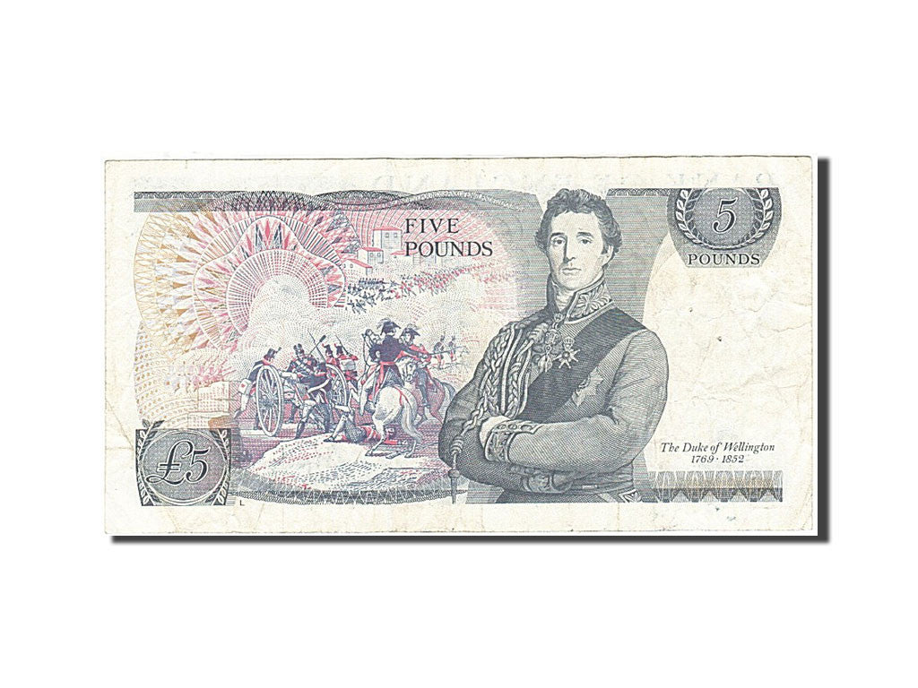 Great Britain, 5 Pounds, 1971-1982, KM:378f, 1988-1991, EF(40-45)